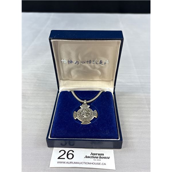 Hanussen Dragon Protection Amulet In Original Box - Can't Read Mark