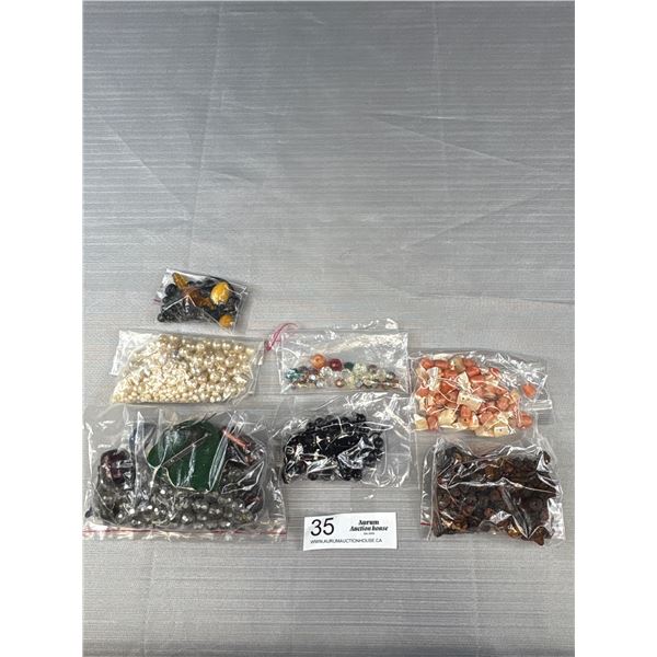 Large Mixed Lot of Broken Beaded Necklaces For Restoring Or Crafting