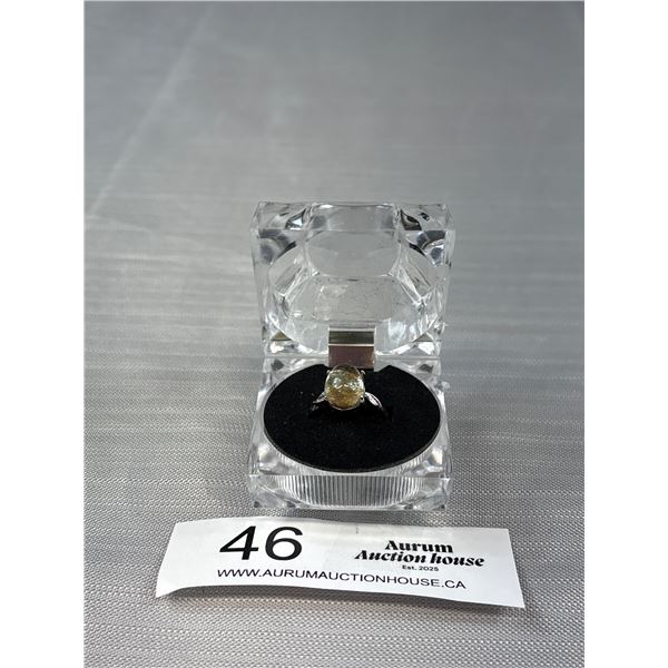 New Genuine Garden Quartz Ring - Adjustable