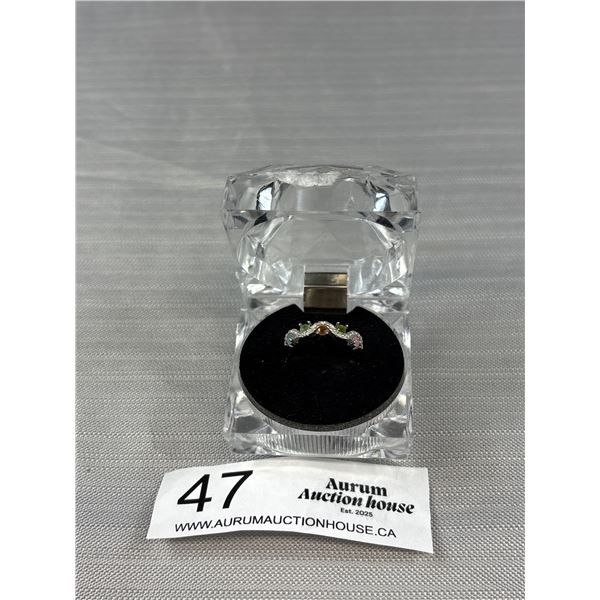 New Genuine tourmaline Ring - Adjustable