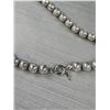 Image 3 : Beautiful Crown Trafari Silver Chain Bead Necklace 1960's?