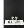 Image 1 : Vintage 925 Sterling Silver Real Pearl Screwback Earrings - 5.2 Grams - Marked & Tested