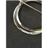 Image 3 : Vintage 925 Sterling Silver MCM Signed Bond Boyd Circle Brooch/Pin -  Marked & Tested