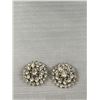 Image 2 : Vintage Clip On Rhinestone Round Dome Shoe Clips - Signed S.G. D'OR - Pat Pend.