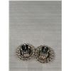 Image 3 : Vintage Clip On Rhinestone Round Dome Shoe Clips - Signed S.G. D'OR - Pat Pend.