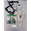 Image 3 : 1 Bag of Jewelry For Parts Or Crafts