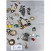 Image 3 : 1 Bag of Jewelry For Parts Or Crafts
