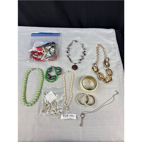 Large Bag of Wearable Costume Jewelry - Necklaces And Bracelets