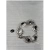 Image 2 : Variety Of Silver Bracelets - Alaskan Diamond Filigree Marked Sorrento Sterling, Failed Acid Test