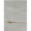 Image 2 : 10k Gold Initial Stick Pin .64 Grams 2" Long - Marked & Tested