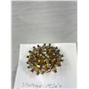 Image 2 : Vintage Arora Borealis Rhinestone Brooch - 1950's