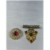 Image 2 : 4 Vintage Brooch/Pins