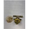 Image 3 : 4 Vintage Brooch/Pins