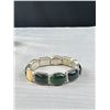 Image 3 : 2 Vintage Stretch Bracelet Lot - One Signed LC For Liz Claiborne - Other Is A Chunky MOP Shell