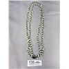 Image 2 : Double Strand Genuine Fresh Water Pearl & Beaded Necklace - 14" Long No Closure