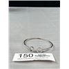 Image 1 : Signed MHJ For Michael Hill Jewellers - 925 Sterling Silver Bracelet/Cuff/Bangle - 2.25" Opening - 6