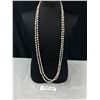 Image 1 : Double Strand 33" Genuine Fresh Water Pearl & Beaded Necklace
