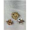 Image 2 : 5 Vintage Flower Brooch/Pins