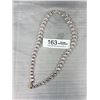 Image 3 : 20" Facetted Graduated Crystal Beaded Necklace With  Vintage Filigree Clasp Marked 14K/20