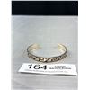 Image 1 : Vintage Mexico 925 Sterling Silver Cuff Bracelet 15.1 Gram, 3.25" Opening - Marked & Tested