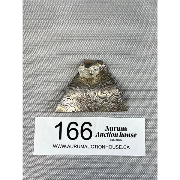 Vintage 925 Sterling Silver  Brooch/Pin - 19.0 Grams - Unmarked Tested Sterling