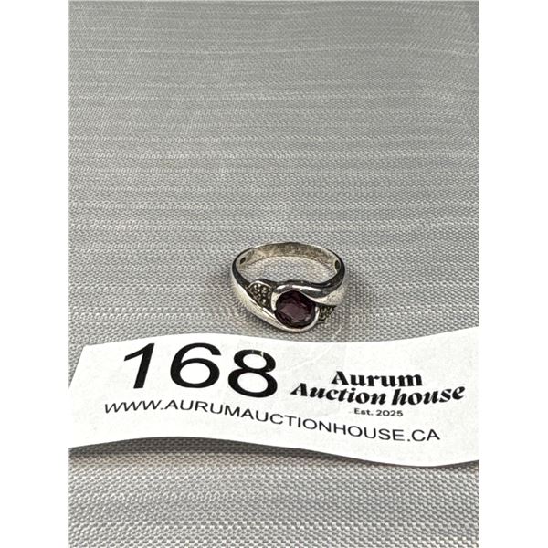 Two Vintage 925 Sterling Silver Rings Both Size 8 - Marked & Tested