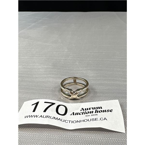 Vintage 925 Sterling Silver Band Ring Size 9 - Marked & Tested