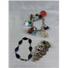 Image 3 : Lot Of 6 Bracelet Lot - Assorted Beads, Glass, Lampwork, Gemstones And More