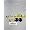 Image 1 : 5 Pairs Of Vintage Clip On Earrings