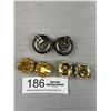 Image 3 : 5 Pairs Of Vintage Clip On Earrings