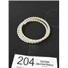 Image 5 : 18" & Flex Wire Genuine Fresh Water Pearl Necklace & Bracelet