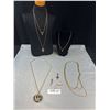 Image 1 : Assorted Gold Tone Necklaces & Pendants