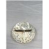 Image 3 : Good Quality Heavy Large Vintage Carved MOP Brooch - 2" Across - "C" Clasp