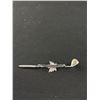 Image 3 : 925 Sterling Silver Golf Club Leaf Brooch - 3" - 4.6 Grams - Marked  & Tested
