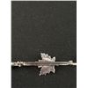 Image 4 : 925 Sterling Silver Golf Club Leaf Brooch - 3" - 4.6 Grams - Marked  & Tested