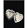 Image 2 : Vintage 925 Sterling Silver Large Etched Heart Locket - 1 7/8" X 1 1/4" - 9.2 Grams - Marked & Teste