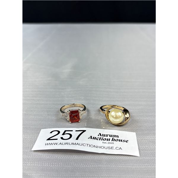 2 Nice Quality Dinner Rings Size 10