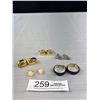 Image 1 : 5 Pairs Of Vintage Clip On And Screwback Earrings