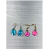 Image 2 : 5 Pairs Vintage Dangle Earrings - Nice Mix