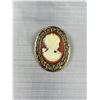 Image 4 : Large Cameo Brooch Approx 2.5" X 1.75"