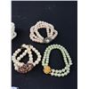 Image 5 : Large Lot Of Faux Pearls Costume Jewelry All Wearable Over 2lbs.