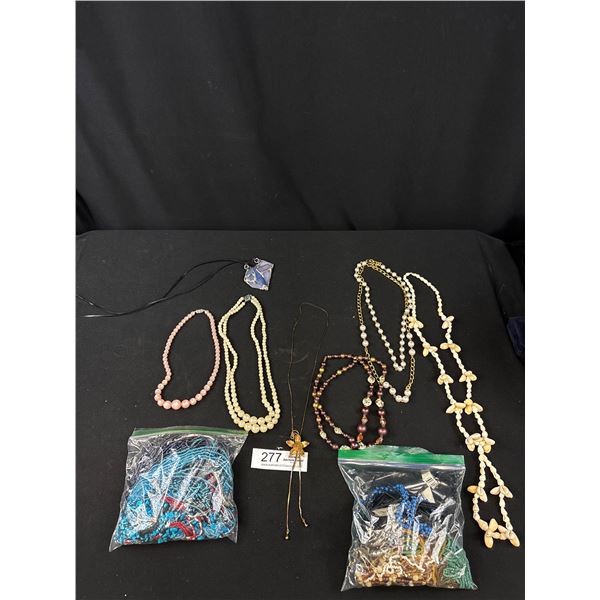 Two Bags Costume Jewelry All Wearable OR Great For Crafting
