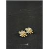 Image 2 : 3 Vintage Prong Set Arora Borealis Rhinestone Clip On And Screwback Earrings - One Signed Austria -