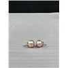 Image 6 : 3 Pairs Of Quality Vintage Pierced Earrings 1 Signed Carol Lee, Dangle Garnets & Real Pearls