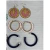 Image 2 : Lot Of Vintage Hoop Earrings - Nice Variety