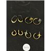 Image 2 : 5 Pairs Of Assorted Hoop Earrings