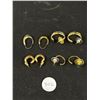 Image 3 : 5 Pairs Of Assorted Hoop Earrings