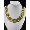 Image 2 : Vintage Gold Tone Collar Necklace