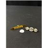 Image 5 : A Nice Variety Of 4 3 Vintage Bar Brooches -Longest 2.75"