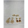 Image 4 : 8 Pairs Vintage Avon Earrings With Original Signed Backs
